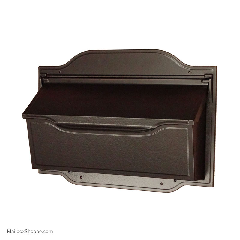 Cast Contemporary Wall Mailbox Pe Cast Contemporary Wall Mailbox Oil Rubbed Bronze