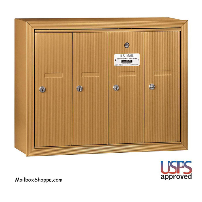 3504 4 Door Apartment Mailbox