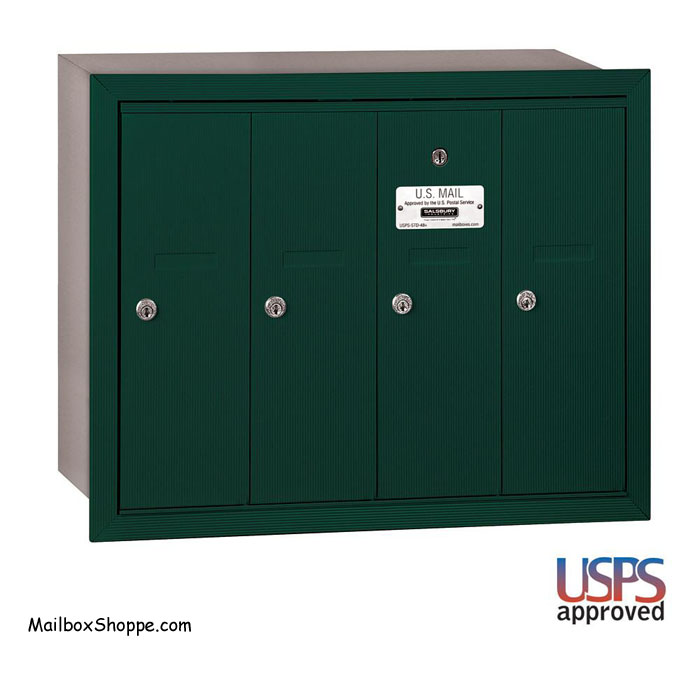 3504 4 Door Apartment Mailbox