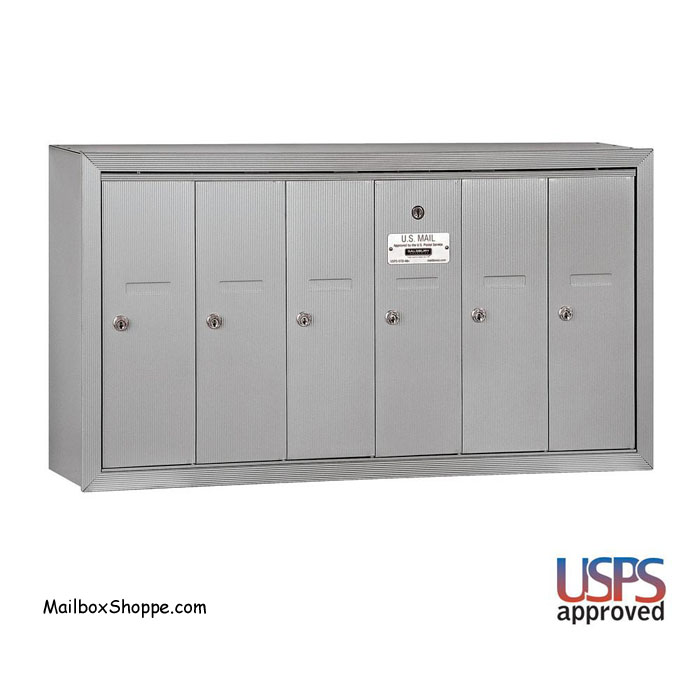 3506 6 Door Apartment Mailbox